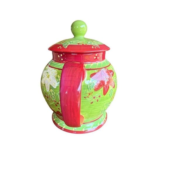 Holly Christmas 3 Pc Tea Set Romancing Provence Collections 2008 Creamer… - Picture 11 of 15